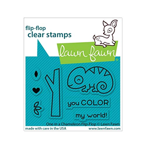 Lawn Fawn, Clear Stamp, one in a Chameleon flip-Flop von Lawn Fawn