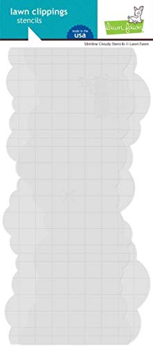 Lawn Fawn, Lawn Clippings, Slimline Cloudy Stencils von Lawn Fawn