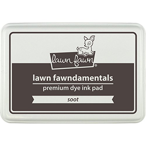 Lawn Fawn, Lawn fawndamentals, Premium dye Ink pad, 55x85mm, soot von Lawn Fawn