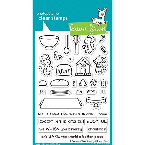 Lawn Fawn, clear stamp, a creature was stirring Lawn Fawn, clear stamp, a creature was stirring von Lawn Fawn