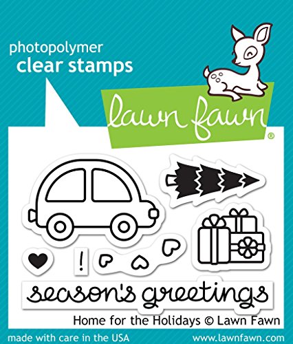 Lawn Fawn Clear Stamps 3'X2' - Home for The Holidays von Lawn Fawn