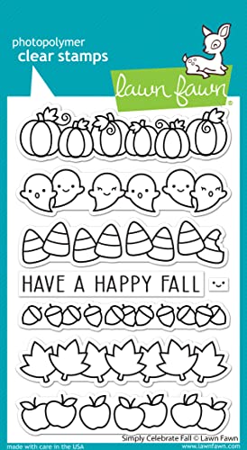 Lawn Fawn Clear Stamps 4"X6"-Simply Celebrate Fall von Lawn Fawn