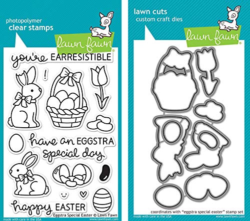 Lawn Fawn Eggstra Special Easter Stamp and Die Bundle - Two Items by von Lawn Fawn