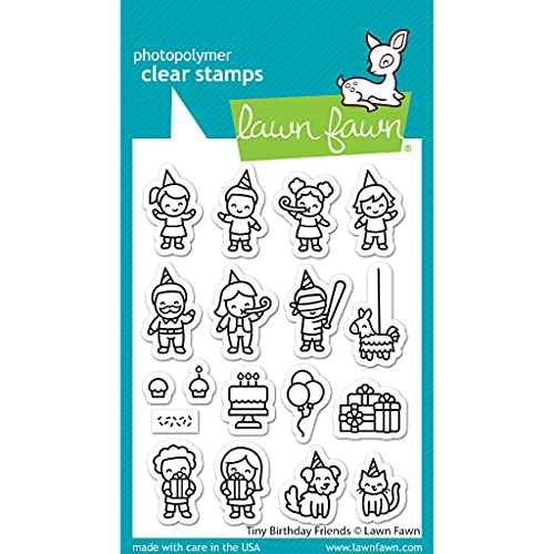 Lawn Fawn LF2601 Tiny Birthday Friends Clear Stamp Set von Lawn Fawn