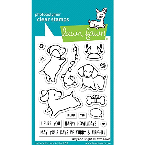 Lawn Fawn LF2670 Furry and Bright Stempel-Set, 3 x 4, transparent Lawn Fawn LF2670 Furry and Bright Stempel-Set, 3 x 4, transparent von Lawn Fawn