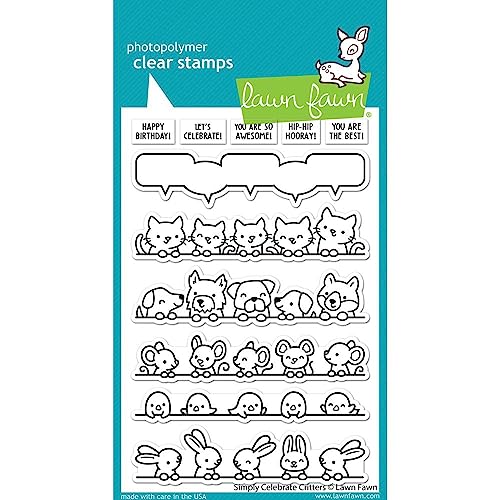 Lawn Fawn LF2860 Simply Celebrate Critters 4X6 Clear Stamp Set Lawn Fawn LF2860 Simply Celebrate Critters 4X6 Clear Stamp Set von Lawn Fawn