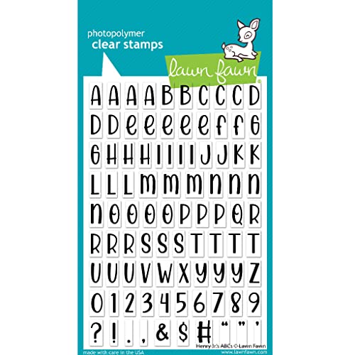 Lawn Fawn LF3082 Henry Jr. 's ABCs 4 x 6 transparentes Stempel-Set Lawn Fawn LF3082 Henry Jr. 's ABCs 4 x 6 transparentes Stempel-Set von Lawn Fawn