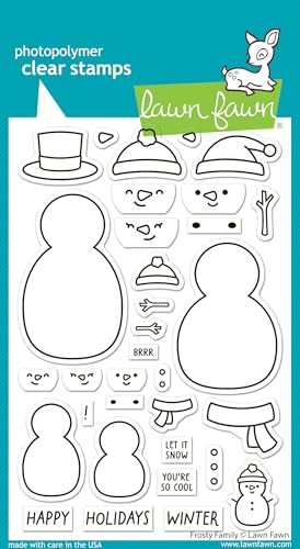 Lawn Fawn LF3504 Frosty Family Stempel-Set, 10 x 15 cm, transparent Lawn Fawn LF3504 Frosty Family Stempel-Set, 10 x 15 cm, transparent von Lawn Fawn