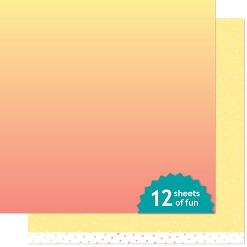 Lawn Fawn LF3757 Sunrise Skies gemustertes Papier, 30,5 x 30,5 cm, 12 Stück von Lawn Fawn