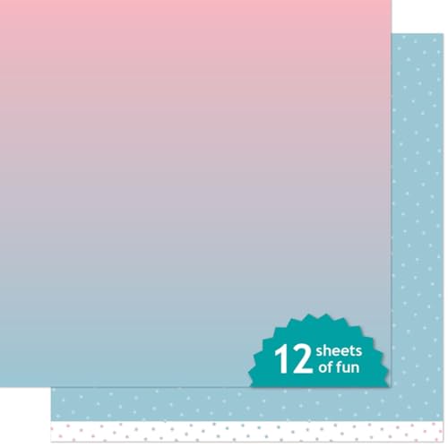Lawn Fawn LF3760 Dusk Skies gemustertes Papier, 30,5 x 30,5 cm, 12 Stück von Lawn Fawn