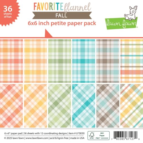 Lawn Fawn LF3830 Favorite Flanell-Papier, klein Lawn Fawn LF3830 Favorite Flanell-Papier, klein von Lawn Fawn