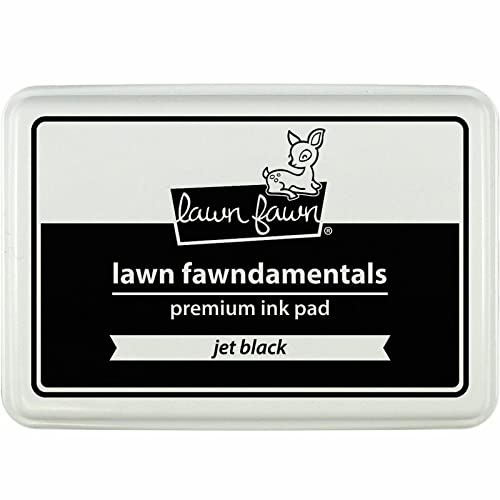 Lawn Fawn Premium Tinte pad-Jet schwarz von Lawn Fawn