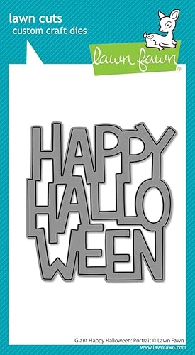 Lawn Fawn Riesige Stanzform "Happy Halloween", Portrait (LF3870) von Lawn Fawn