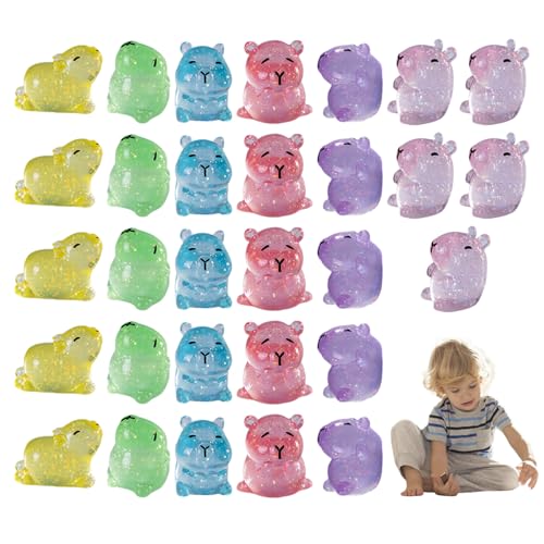 30pcs mini Capybara luminöses süße winzige Harztiere leuchten in den dunklen Mini -Harzfiguren für Fairy Garden Micro Landscape Crafts Decors Cake Topper | Figuren 30pcs mini Capybara luminöses süße winzige Harztiere leuchten in den dunklen Mini -Harzfiguren für Fairy Garden Micro Landscape Crafts Decors Cake Topper | Figuren von Lawnrden