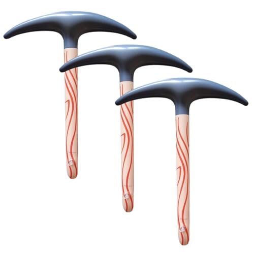 Lawnrden 3pcs aufblasbare Spitzhöfe 23 Zoll PVC PVC aufblasbare Spielzeuge Lifesize Halloween Request für Spielparty bevorzugt Vorräte, Spielwerkzeuge, Play -Tools von Lawnrden