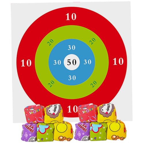Lawnrden Bohnen -Taschen -Spielspielzeug, Outdoor -Wurfspiel mit 1 Zielscheibe und 10 Sandbälle, Party -Partyversorgungen für Kleinkinder im Alter von 3 4 5 6 Jahre alt Lawnrden Bohnen -Taschen -Spielspielzeug, Outdoor -Wurfspiel mit 1 Zielscheibe und 10 Sandbälle, Party -Partyversorgungen für Kleinkinder im Alter von 3 4 5 6 Jahre alt von Lawnrden