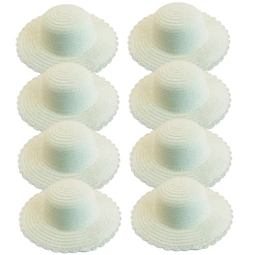 Lawnrden Strohhüten Bulk, 8pcs Strohhut Kinder, DIY Lawnrden Strohhüten Bulk, 8pcs Strohhut Kinder, DIY von Lawnrden