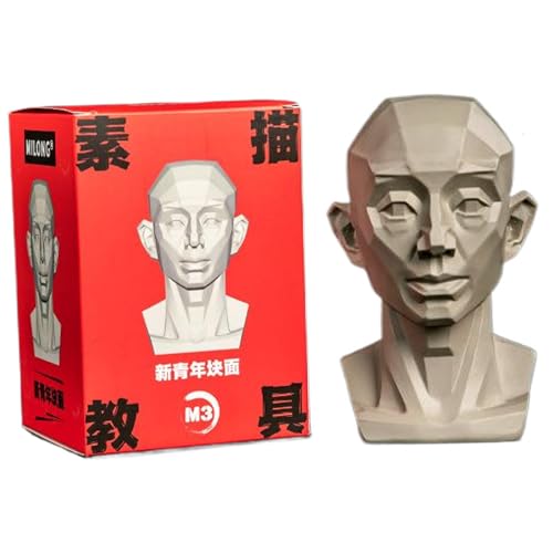 Planarer Kopfmodell, Human Manikin Head zum Skizzieren, realistischer Harzmodellkopf, kompaktes tragbares stabiles Zeichenmodell für Schüler, Lehre, Dekoration/ 5in Planarer Kopfmodell, Human Manikin Head zum Skizzieren, realistischer Harzmodellkopf, kompaktes tragbares stabiles Zeichenmodell für Schüler, Lehre, Dekoration/ 5in von Lawnrden