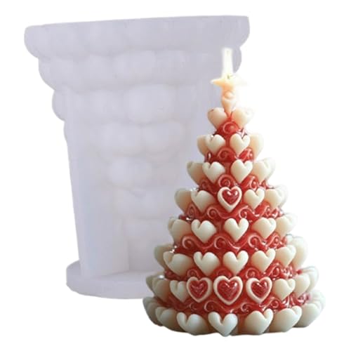 Weihnachts -Silikonformen, Weihnachtsbaum Silikonform 3d Herzbaum Epoxidharzform für Epoxidharz -Guss -DIY Aromatherapie Kerzen Wachs Stil11 Weihnachts -Silikonformen, Weihnachtsbaum Silikonform 3d Herzbaum Epoxidharzform für Epoxidharz -Guss -DIY Aromatherapie Kerzen Wachs Stil11 von Lawnrden