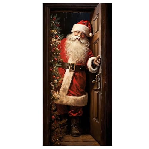 Weihnachts -Tür -Deckung Dekoration, Weihnachts -Santa -Klaus -Türschutz, 3x6.5ft Polyester Hängende Weihnachtsbanner, Weihnachts -Santa -Hintergrund Banner für Heimattür Weihnachtsdekoration Weihnachts -Tür -Deckung Dekoration, Weihnachts -Santa -Klaus -Türschutz, 3x6.5ft Polyester Hängende Weihnachtsbanner, Weihnachts -Santa -Hintergrund Banner für Heimattür Weihnachtsdekoration von Lawnrden