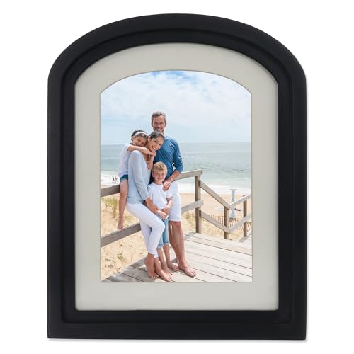 Lawrence Frames Arch Top Bilderrahmen aus mattiertem Holz, Schwarz, 12,7 x 17,8 cm Lawrence Frames Arch Top Bilderrahmen aus mattiertem Holz, Schwarz, 12,7 x 17,8 cm von Lawrence