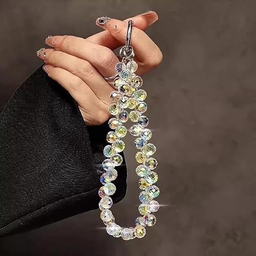 Für Handy-Kurze Lanyard Gurt Anhänger Auf Dem Handy Handgelenk Kette Kristall Anhänger Kette Handgemachte von Lay U Home
