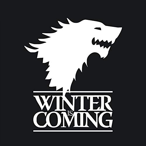 Winter is Coming Auto-Aufkleber, dekorative Aufkleber für Auto und Fahrrad, Stoßstangen, Windschutzscheiben, Fensteraufkleber, Aufkleber von Lay U Home