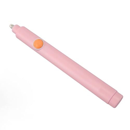 Automatischer Radiergummi, Einstellbares Design Easy Operation Large Button Electric Radiergummi Starke ABS mit 20 Nachfüllungen für Kunstwerke (PINK) von Lazmin112