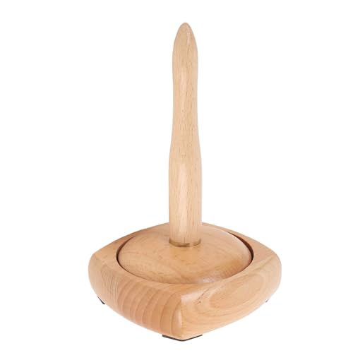 Garnhalter, Exquisite Handwerkskunst Stabile Tragbarer Garnspindelspender Glatt Aussehen Holz für Kunsthandwerk (Einfaches Design) von Lazmin112