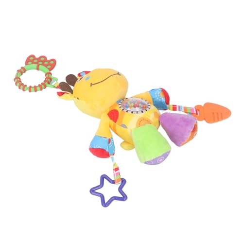 Lazmin112 Plüschstoff Baby Kinderwagen Rasselspielzeug mit Niedlichen Tierdesigns für Kinderbett [Ring Sound] (#2) von Lazmin112