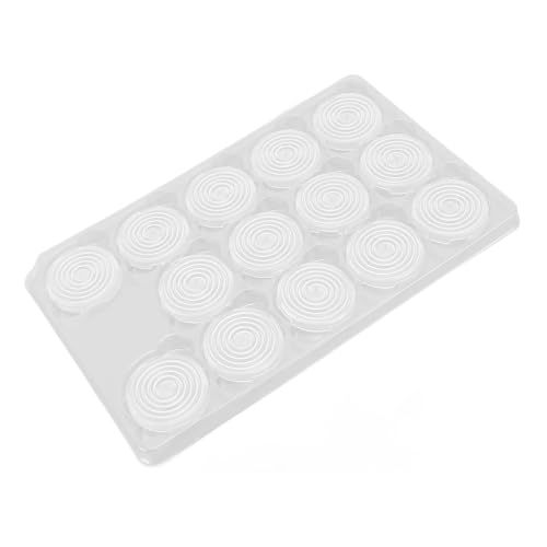 Mechanische Druckknöpfe Kappen, Professioneller Kratzer -Proof Anti Slip Frosted Finish Bequeme Touch -Knopfabdeckung für Fightingbox (Transparent weiß) von Lazmin112