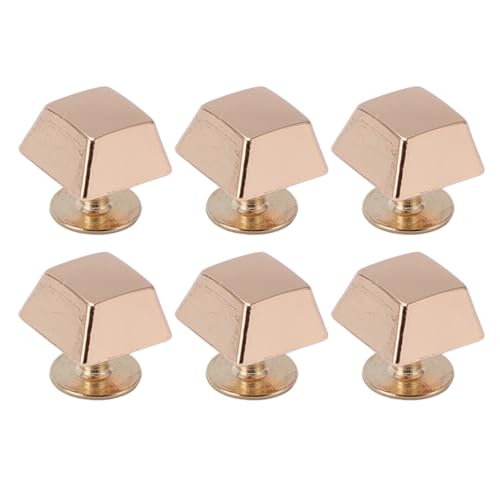 Schrauben Sie Einen Nietknopf, Einfache Installation Handtasche Füße Nailhead Spike Niethaut Helle Farbe 30 Sätze Zinklegierung für Gürtel (GOLD) von Lazmin112