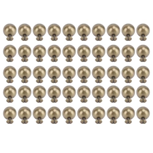 Sphere -Nieten, Dekorative Dekorative Wirbelkit Widerstandsvoll Gegen das Spiel 50 Kleidungsstiefel (antike Bronze) von Lazmin112