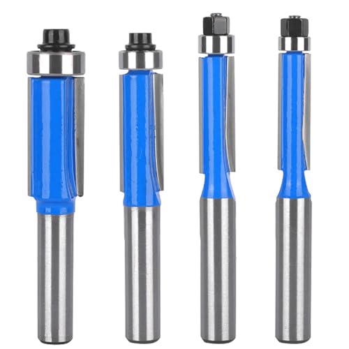 4 Stück Bündigfräser 8mm Schaft Bündigfräser Fräser Set Schaft Bündigfräser Fräser für Oberfräse 8mm Bündigfräser für Zimmerei Fasen Holzbearbeitung Trimmen 4 Stück Bündigfräser 8mm Schaft Bündigfräser Fräser Set Schaft Bündigfräser Fräser für Oberfräse 8mm Bündigfräser für Zimmerei Fasen Holzbearbeitung Trimmen von Lazulithic