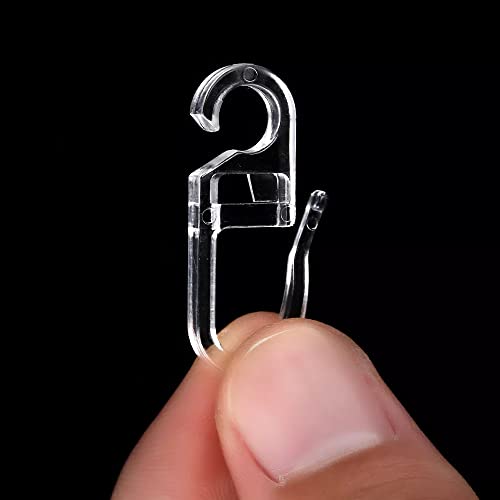 200 Stück Überklipshaken mit 6mm Öse Transparent Gardinenhaken Faltenlegehaken für Gardinenringe | Gardinenhaken für Ringe | Vorhanghaken | Vorhangclipser | Haken Vorhang 200 Stück Überklipshaken mit 6mm Öse Transparent Gardinenhaken Faltenlegehaken für Gardinenringe | Gardinenhaken für Ringe | Vorhanghaken | Vorhangclipser | Haken Vorhang von LbsAMP
