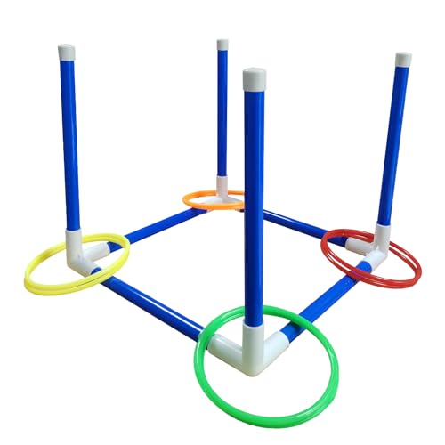 Ringwurfspiel für Kinder, Outdoor-Spiele für Erwachsene und Familie, Rasenspiele, Hinterhofspiele, Geschenke für Jungen und Mädchen, Outdoor-Spielzeug für Kinder ab 3 4 5 6 7 8 9 10 Jahren und älter Ringwurfspiel für Kinder, Outdoor-Spiele für Erwachsene und Familie, Rasenspiele, Hinterhofspiele, Geschenke für Jungen und Mädchen, Outdoor-Spielzeug für Kinder ab 3 4 5 6 7 8 9 10 Jahren und älter von Lbsel