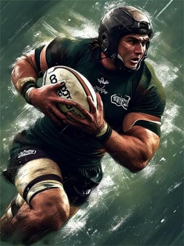 5D DIY Diamond Painting Rugby Diamond Painting Kinder Erwachsene Set, Diamond Painting Zubehör, Full Crystal Art Cross Stitch Embroidery Canvas Painting, Für Home Christmas Decoration 35x40cm Y-158 5D DIY Diamond Painting Rugby Diamond Painting Kinder Erwachsene Set, Diamond Painting Zubehör, Full Crystal Art Cross Stitch Embroidery Canvas Painting, Für Home Christmas Decoration 35x40cm Y-158 von Lchtooog