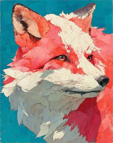 Tier Malen Nach Zahlen Erwachsene Fuchs 5D Malen Nach Zahlen kinder ab 7 Mit 3-Pinseln und Acrylfarbe, DIY Kreativset mit Rahmen für Kinder Anfänger, Bastelset Geschenke für Frauen 60x80cm F-96 Tier Malen Nach Zahlen Erwachsene Fuchs 5D Malen Nach Zahlen kinder ab 7 Mit 3-Pinseln und Acrylfarbe, DIY Kreativset mit Rahmen für Kinder Anfänger, Bastelset Geschenke für Frauen 60x80cm F-96 von Lchtooog