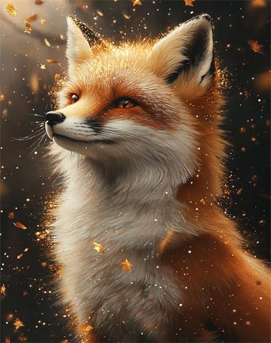 Tier Malen Nach Zahlen Erwachsene Fuchs 5D Malen Nach Zahlen kinder ab 7 Mit 3-Pinseln und Acrylfarbe, DIY Kreativset mit Rahmen für Kinder Anfänger, Bastelset Geschenke für Frauen 60x80cm F-97 Tier Malen Nach Zahlen Erwachsene Fuchs 5D Malen Nach Zahlen kinder ab 7 Mit 3-Pinseln und Acrylfarbe, DIY Kreativset mit Rahmen für Kinder Anfänger, Bastelset Geschenke für Frauen 60x80cm F-97 von Lchtooog
