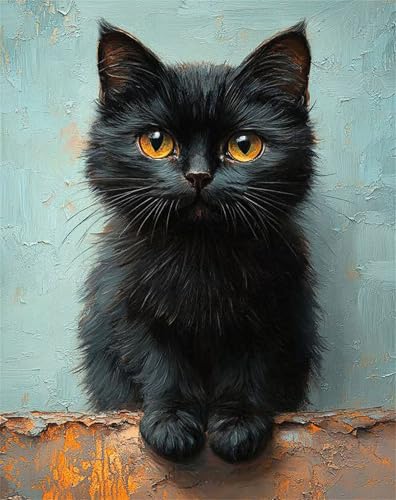 Tier Malen Nach Zahlen Erwachsene Katze 5D Malen Nach Zahlen kinder ab 7 Mit 3-Pinseln und Acrylfarbe, DIY Kreativset mit Rahmen für Kinder Anfänger, Bastelset Geschenke für Frauen 60x80cm F-120 Tier Malen Nach Zahlen Erwachsene Katze 5D Malen Nach Zahlen kinder ab 7 Mit 3-Pinseln und Acrylfarbe, DIY Kreativset mit Rahmen für Kinder Anfänger, Bastelset Geschenke für Frauen 60x80cm F-120 von Lchtooog