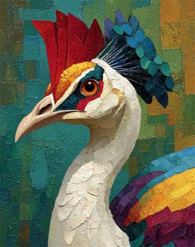 Tier Malen Nach Zahlen Erwachsene Pfau 5D Malen Nach Zahlen kinder ab 7 Mit 3-Pinseln und Acrylfarbe, DIY Kreativset mit Rahmen für Kinder Anfänger, Bastelset Geschenke für Frauen 60x80cm F-109 Tier Malen Nach Zahlen Erwachsene Pfau 5D Malen Nach Zahlen kinder ab 7 Mit 3-Pinseln und Acrylfarbe, DIY Kreativset mit Rahmen für Kinder Anfänger, Bastelset Geschenke für Frauen 60x80cm F-109 von Lchtooog