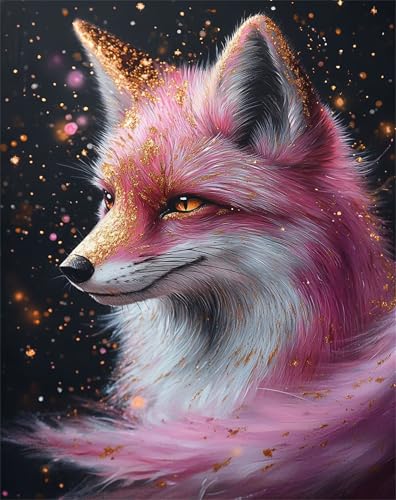 Tier Malen nach Zahlen für Erwachsene mit Rahmen - Premium DIY Fuchs Malen Nach Zahlen Set 30x40cm, Komplettset mit Acrylfarben & Pinseln, Kreativset für Anfänger & Erwachsene, Wanddekoration F-98 Tier Malen nach Zahlen für Erwachsene mit Rahmen - Premium DIY Fuchs Malen Nach Zahlen Set 30x40cm, Komplettset mit Acrylfarben & Pinseln, Kreativset für Anfänger & Erwachsene, Wanddekoration F-98 von Lchtooog
