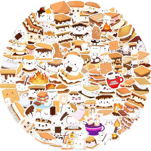 Smores-Aufkleber, Smores-Partyzubehör, Geburtstagsparty-Dekorationen, Vinyl, wasserdichte Aufkleber für Wasserflasche, Laptop, Gepäck, Helm, Geschenke für Teenager, Jungen, Mädchen, Erwachsene, 100 Smores-Aufkleber, Smores-Partyzubehör, Geburtstagsparty-Dekorationen, Vinyl, wasserdichte Aufkleber für Wasserflasche, Laptop, Gepäck, Helm, Geschenke für Teenager, Jungen, Mädchen, Erwachsene, 100 von Lcnjscgo