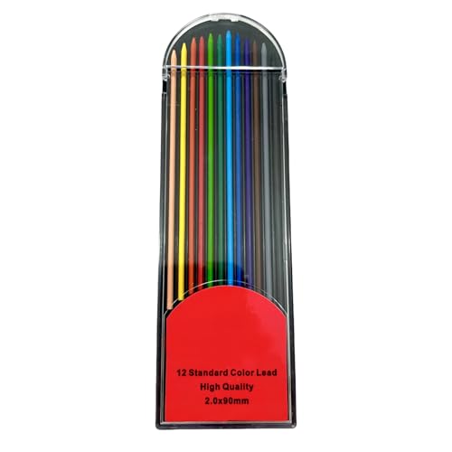 12pcs 2 0 Mm Dicker Farbiger Bleistift Nachfüllungen Für 2 0 Mm Mechanische Bleistiftstiftstiftstifte Holzbearbeitungsstifte Kunstzeichnung 12pcs 2 0 Mm Dicker Farbiger Bleistift Nachfüllungen Für 2 0 Mm Mechanische Bleistiftstiftstiftstifte Holzbearbeitungsstifte Kunstzeichnung von Ldabrye