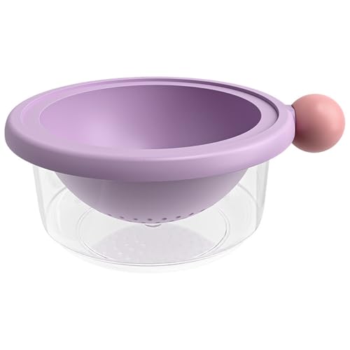 2-lagiges Sieb, Heimdekoration, Küche, Lebensmittelbehälter, multifunktional, für Obstwascher, elegante Küchendekoration von Ldabrye