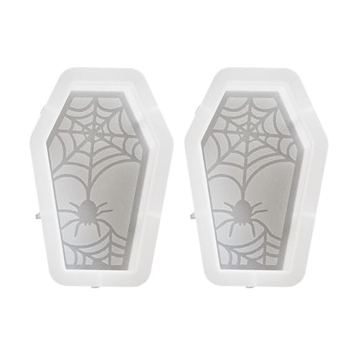2pcs Halloween Kürbisse Schädel Fledermaus Silikonformen Für Epoxidharz Kerzenseife Betonzement Silikonformen von Ldabrye