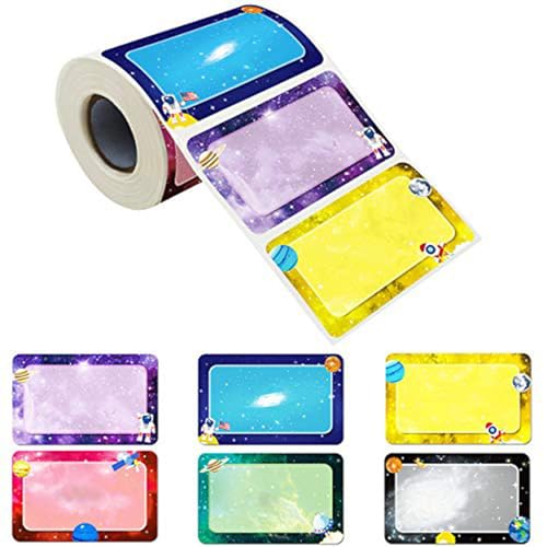 300pcs Cartoon Planet Name Label Aufkleberausweise Abzeichen Aufkleber Bekleidungsetiketten Aufkleber Für Schulmotivparty von Ldabrye