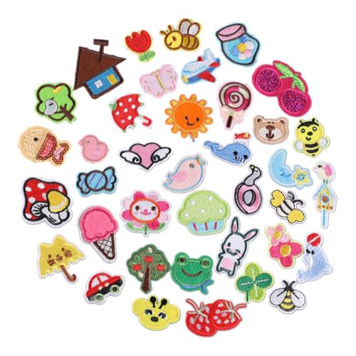 38 PCs Pilzeisen Auf Flecken Applique Flecken Tierreparaturflecken Bienen Gestickt 38 PCs Pilzeisen Auf Flecken Applique Flecken Tierreparaturflecken Bienen Gestickt von Ldabrye