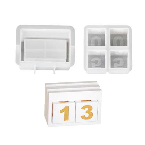 Countdown Mit Mehreren Größen Stabiler Silikonform Set Tragbares Accessoire Für Bastelmittelzubehör Kerzenherstellung Gips Basteln von Ldabrye
