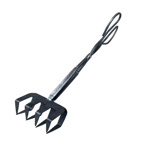 Eisen-Holzkohlezangen-Klemme, Metallzangenclip für sichere und einfache Brennholzverwaltung, geeignet für Innen- und Außenfeuer, Grillklemme Eisen-Holzkohlezangen-Klemme, Metallzangenclip für sichere und einfache Brennholzverwaltung, geeignet für Innen- und Außenfeuer, Grillklemme von Ldabrye